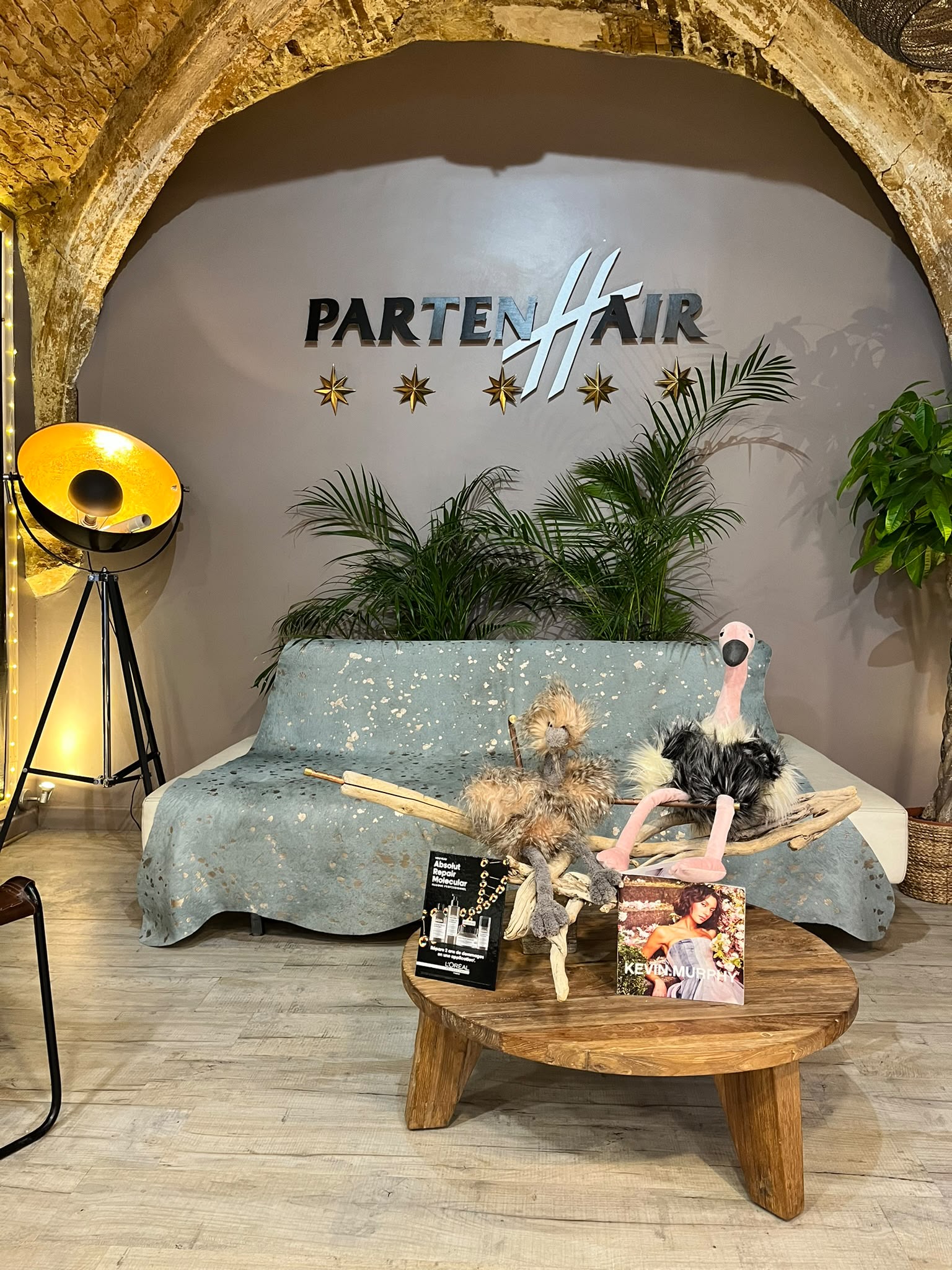Intérieur du salon Parten'hair Montpellier